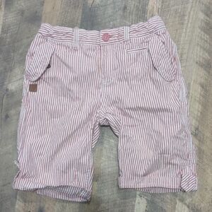 Pepe Jeans Pink Striped Kids Shorts